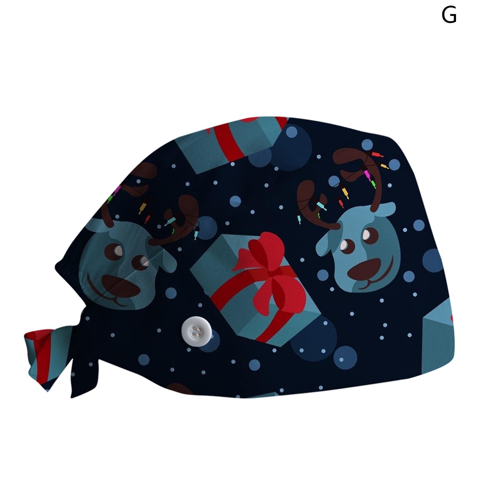 Рождество Принт Шляпа Досуг Яшмак Стоячие уши